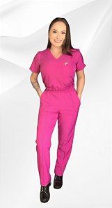 Conjunto Estrela Rosa Fúcsia