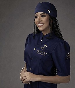 Jaleco Alyne Marinho Manga curta