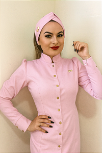 TURBANTE FAIXA ROSA BB