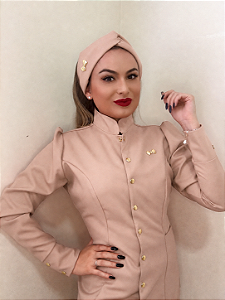 TURBANTE FAIXA NUDE