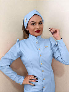 TURBANTE FAIXA AZUL BB