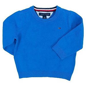 Suéter Tricot Tommy Hilfiger Azul Royal