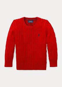 Blusa de tricot vermelha - Ralph Lauren
