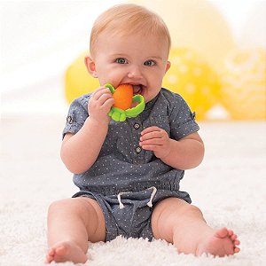 Mordedor Cenoura de Silicone - Infantino