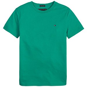 Camiseta Verde Infantil - Tommy Hilfiger