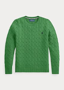 Suéter de Tricot Verde - Ralph Lauren