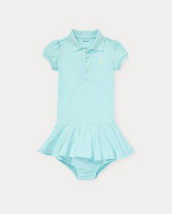 Vestido Polo Azul Bebê - Ralph Lauren - Baby Buys Brasil