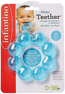 Mordedor com água Water Teether Azul - Infantino