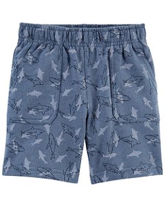 Shorts Tubarão Azul - Carter's
