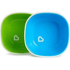 Conjunto de Tigelas Bowls Azul e Verde - Munchkin