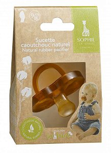 Chupeta Natural Sophie de borracha natural pura 0-6 meses - Sophie La Girafe
