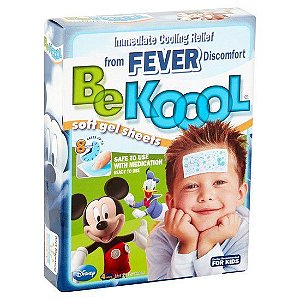 Adesivo Be Koool Fever Alívio de Febre - 4 unid