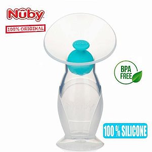 Coletor de leite materno em silicone - Nuby