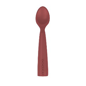 Colher de silicone Scooper Rosa Velvet Rose  - Minikoioi
