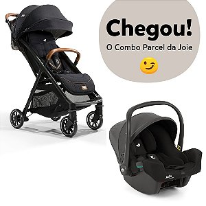 Kit Carrinho Parcel Eclipse e Bebê conforto I-Snug - Joie PRONTA ENTREGA
