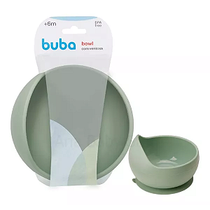 Bowl em Silicone com Ventosa Verde - Buba