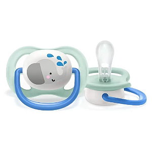 Chupeta Ultra Air Menino Elefante 0 a 6 meses - Avent