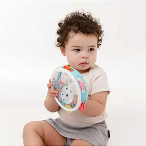 Brinquedo Infantil Musical Meu Primeiro Pandeiro Cores - Buba
