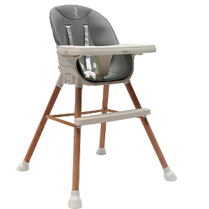 Cadeira de Alimentação Executive 5 em 1 Cinza - Premium Baby