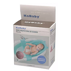Rede Protetora de Banho Baby Net Azul - Kababy