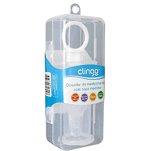 Dosador de medicamento com copo medidor - Clingo