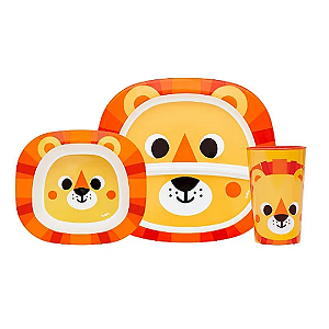 Kit Refeição Infantil Bubazoo Leão - Buba