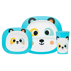 Kit Refeição Infantil Bubazoo Panda - Buba