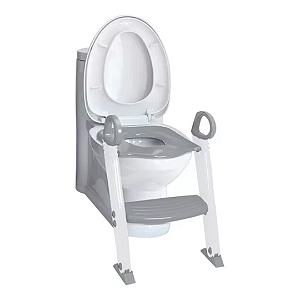 Redutor de Assento Sanitário Com Degrau Cinza - Clingo