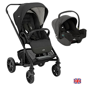 Kit Travel system Carrinho Chrome Shale + Bebê conforto iSnug- Joie