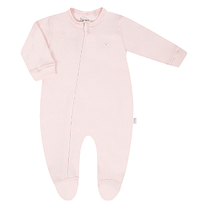 Macacão longo com zíper Rosa - Hug