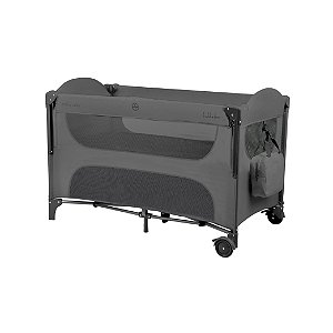 Berço Portátil Milky Way Cinza Grey - Kikkaboo