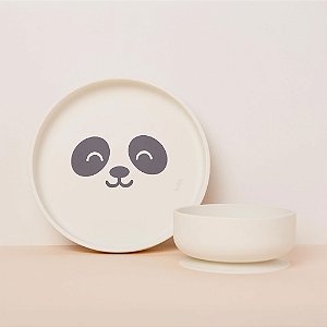BOWL DE SILICONE COM VENTOSA GUMY OFF-WHITE