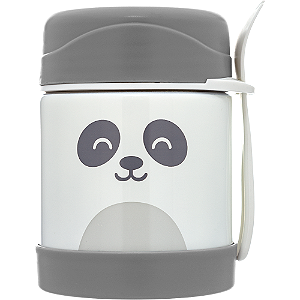 Pote Térmico 320ml Gumy Off White Panda - Buba