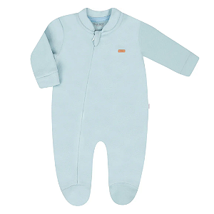 Macacão de Zíper Soft Azul - Hug