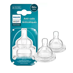 Bicos para mamadeira Anti-colic nº 4- 6m+ Philips Avent
