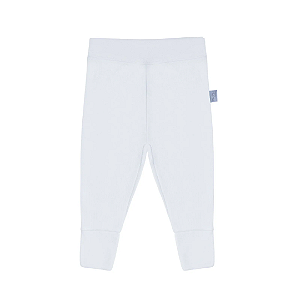 Calça com pé Reversível Suedine Prime Cortton Branco - Piu Piu
