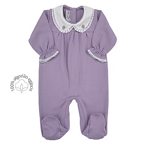 Macacão Isa Lavanda Algodão Egípcio - Verive