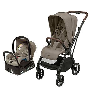 Carrinho Leona² Travel System Twillic Truffle - Maxi Cosi