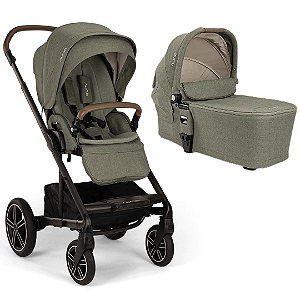 Combo Carrinho Nuna Mixx Next Verde Pine + Moisés Verde Pine - Nuna