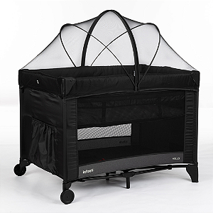 Berço Hello Cinza Preto Noite até 18kg - Infanti