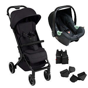 Kit Ping 3 Trekking Coal com Bebê Conforto Tulip Storm - ABC Design