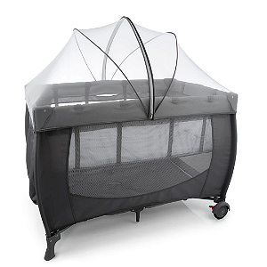Berço Portátil Stelle com trocador Cinza - Infanti