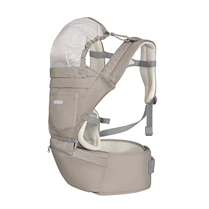 Canguru 3 em 1 Chloe Mesh Bege - KikkaBoo