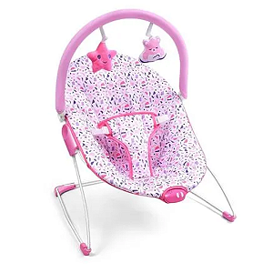 Cadeira de Descanso com Melodias Nap Time Rosa - De 0 a 11kg - Multikids