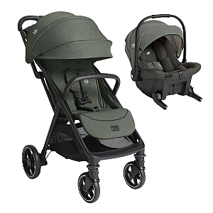LANÇAMENTO Kit Carrinho Parcel LX Verde Evergreen + Bebê Conforto Sprint Evergreen - Joie
