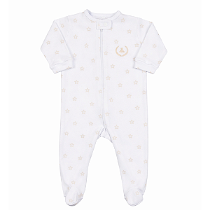 Macacão longo com zíper Estrelas Nude - Coquelicot