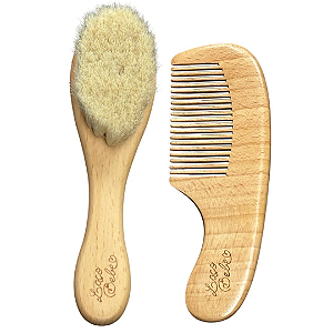 Kit Pente e Escova Laço Bebê Bambu - Laço Bebê