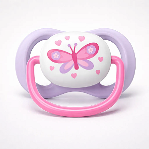 Chupeta Ultra Air Menina Borboleta 0 a 6 meses - Avent