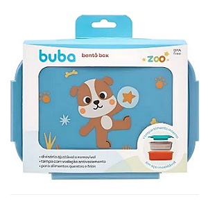 Lancheira Bento Box Aço Inox Buba Zoo Cachorro - Buba