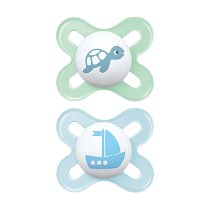 Chupeta MAM Start 0-2 meses Embalagem Dupla Azul